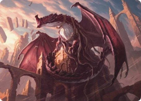 Velomachus Lorehold Art Card [Strixhaven: School of Mages Art Series] | Sanctuary Gaming