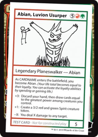 Abian, Luvion Usurper (2021 Edition) [Mystery Booster Playtest Cards] | Sanctuary Gaming