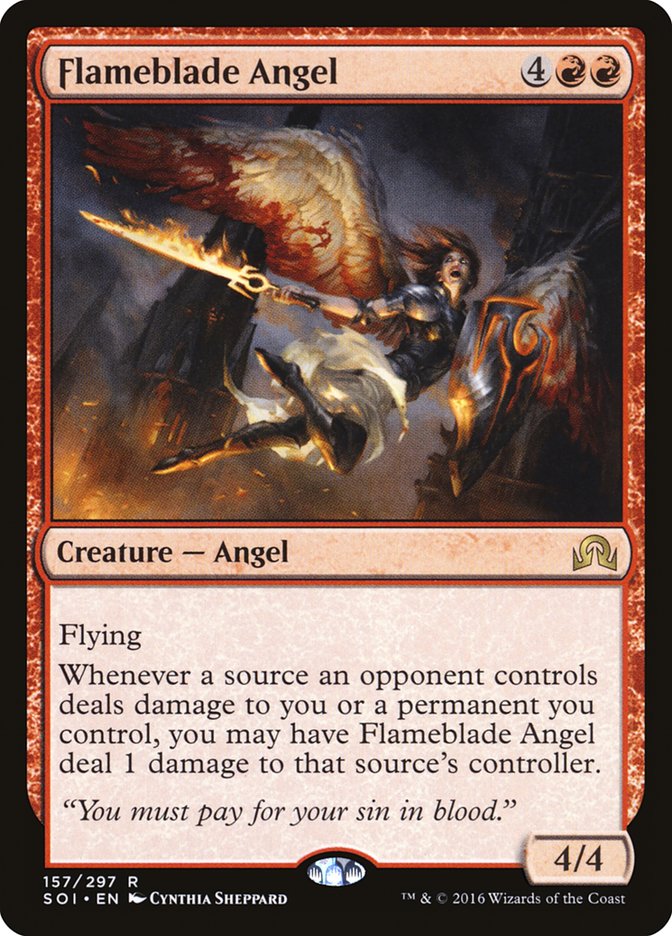 Flameblade Angel [Shadows over Innistrad] | Sanctuary Gaming