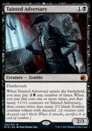 Tainted Adversary (Promo Pack) [Innistrad: Midnight Hunt Promos] | Sanctuary Gaming