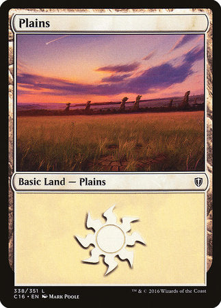 Plains (338) [Commander 2016] | Sanctuary Gaming