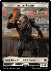 Alien Rhino // Treasure (0030) Double-Sided Token [Doctor Who Tokens] | Sanctuary Gaming