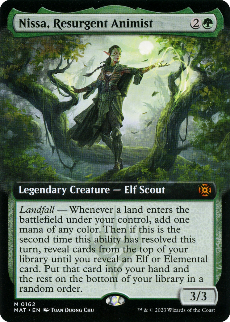 Nissa, Resurgent Animist (Extended Art) [March of the Machine: The Aftermath] | Sanctuary Gaming