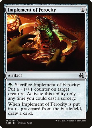 Implement of Ferocity [Aether Revolt] | Sanctuary Gaming
