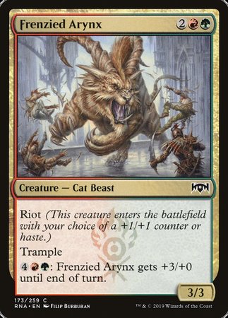 Frenzied Arynx [Ravnica Allegiance] | Sanctuary Gaming