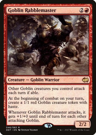 Goblin Rabblemaster [Duel Decks: Merfolk vs. Goblins] | Sanctuary Gaming