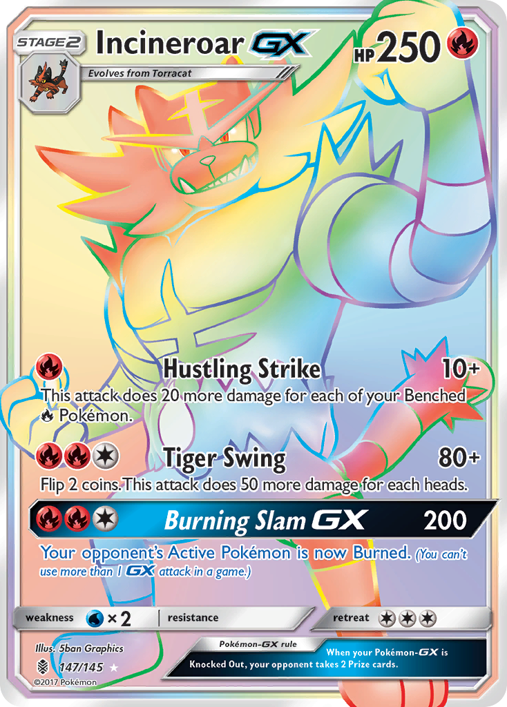 Incineroar GX (147/145) [Sun & Moon: Guardians Rising] | Sanctuary Gaming