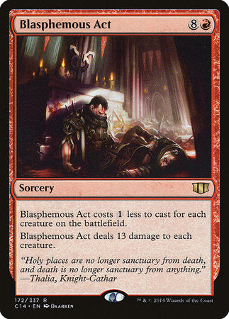 Blasphemous Act [Commander 2014] | Sanctuary Gaming