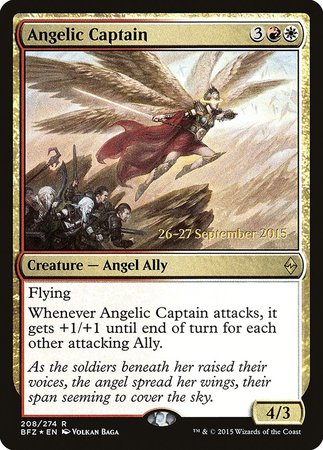 Angelic Captain [Battle for Zendikar Promos] | Sanctuary Gaming