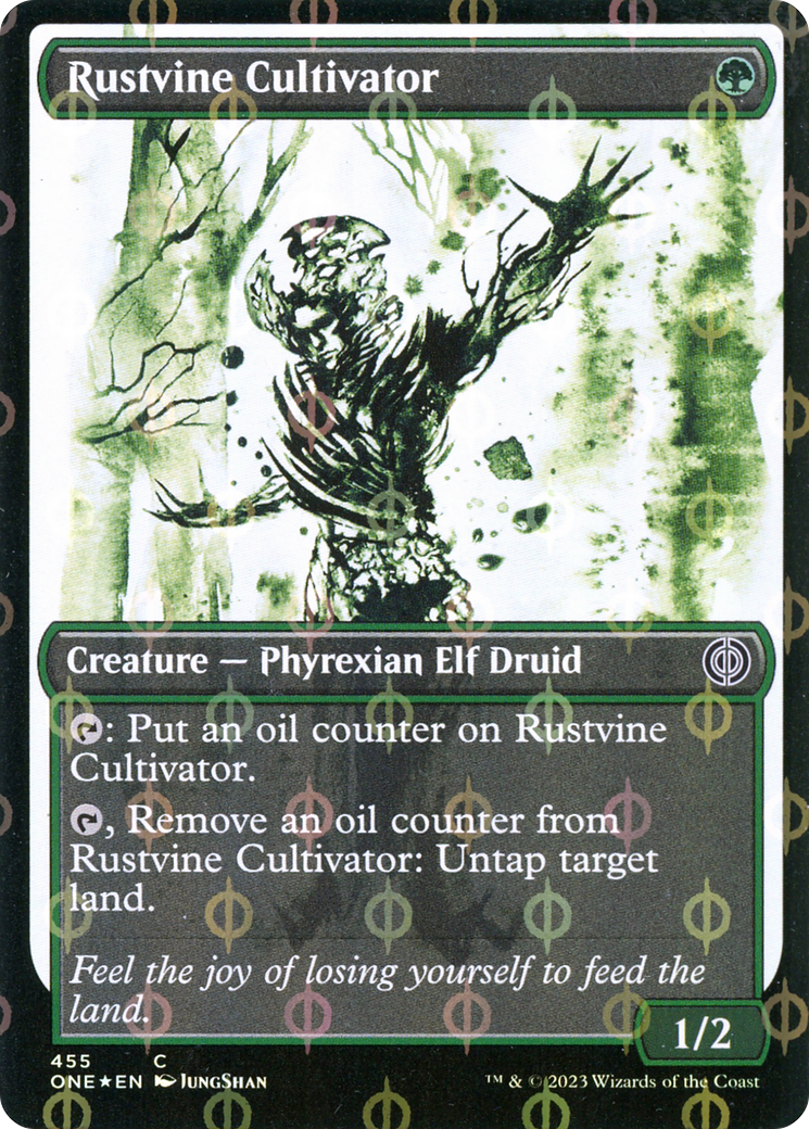Rustvine Cultivator (Showcase Ichor Step-and-Compleat Foil) [Phyrexia: All Will Be One] | Sanctuary Gaming