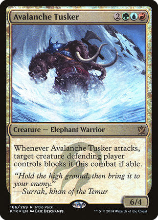 Avalanche Tusker [Khans of Tarkir Promos] | Sanctuary Gaming