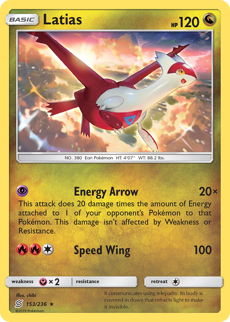 Latias (153/236) [Sun & Moon: Unified Minds] | Sanctuary Gaming