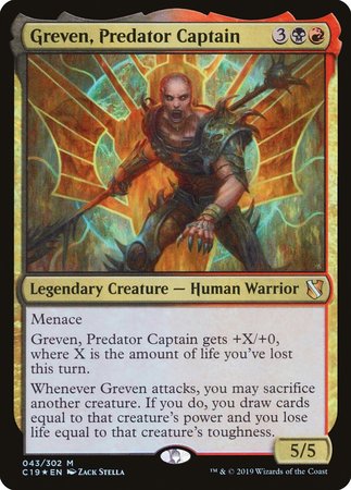 Greven, Predator Captain [Commander 2019] | Sanctuary Gaming