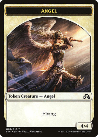 Angel Token [Shadows over Innistrad Tokens] | Sanctuary Gaming