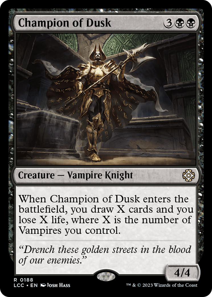 Champion of Dusk [The Lost Caverns of Ixalan Commander] | Sanctuary Gaming