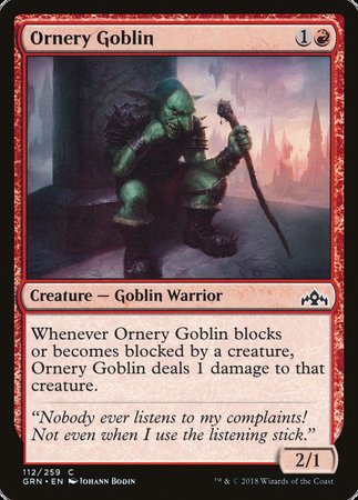 Ornery Goblin [Guilds of Ravnica] | Sanctuary Gaming