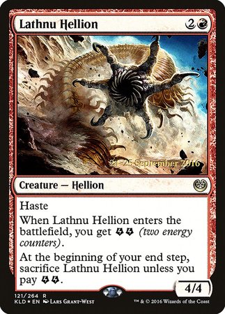 Lathnu Hellion [Kaladesh Promos] | Sanctuary Gaming