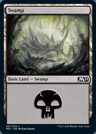 Swamp (267) [Core Set 2021] | Sanctuary Gaming