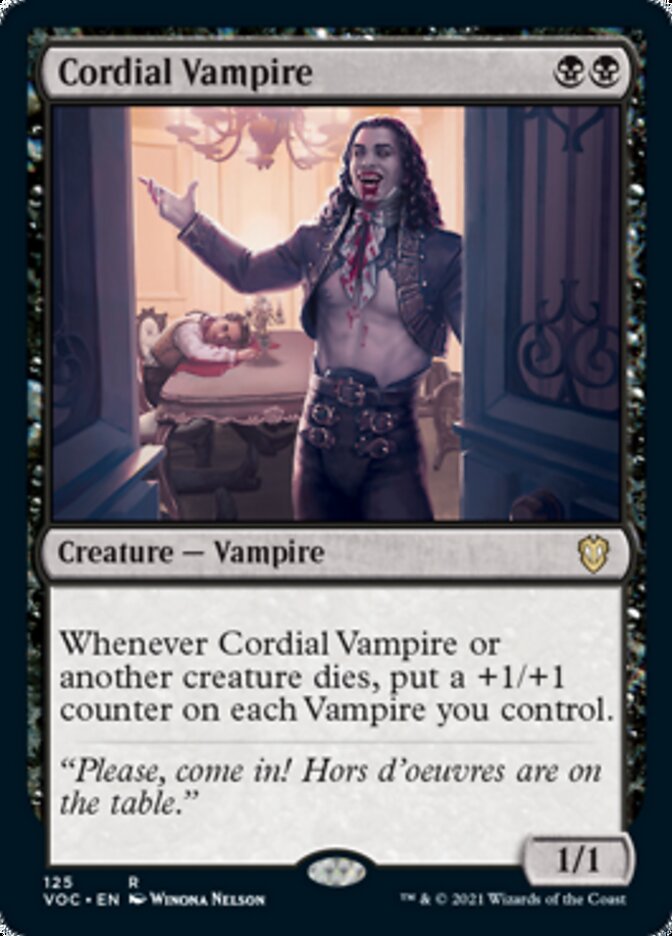 Cordial Vampire [Innistrad: Crimson Vow Commander] | Sanctuary Gaming