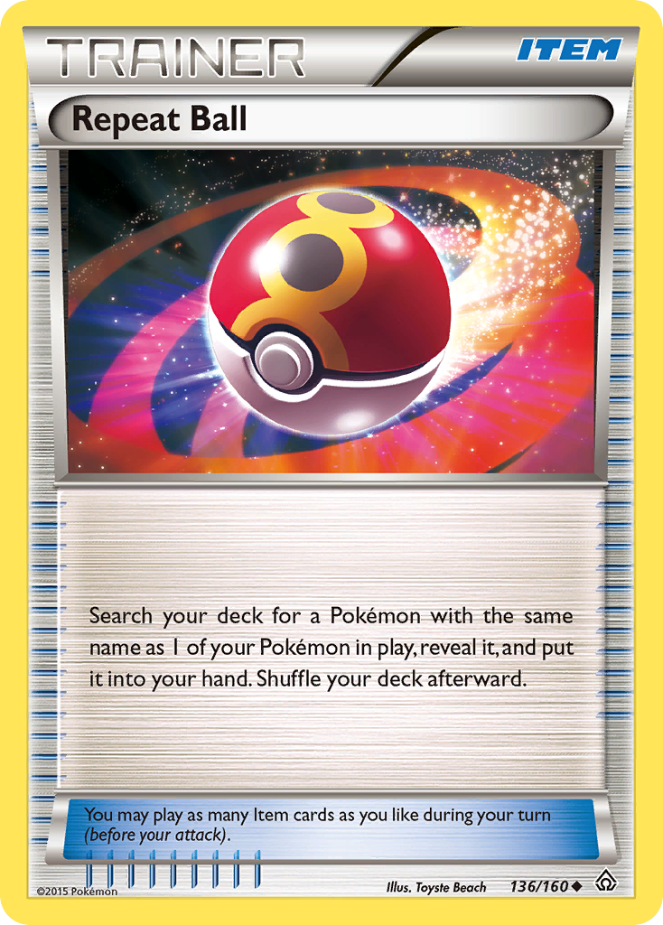 Repeat Ball (136/160) [XY: Primal Clash] | Sanctuary Gaming