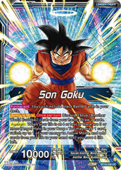 Son Goku // Son Goku, Another World Fighter (BT18-030) [Dawn of the Z-Legends Prerelease Promos] | Sanctuary Gaming