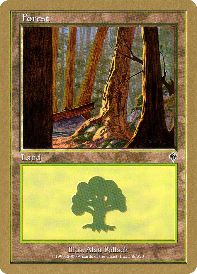 Forest (jt348a) (Jan Tomcani) [World Championship Decks 2001] | Sanctuary Gaming