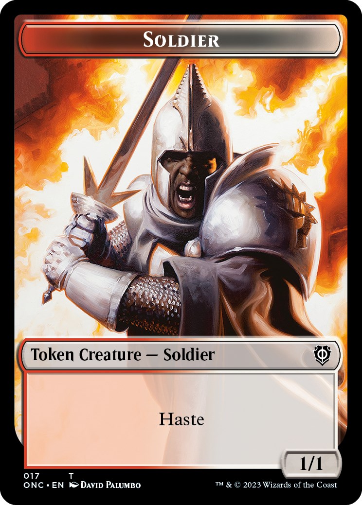 Soldier (017) // Eldrazi Double-Sided Token [Phyrexia: All Will Be One Commander Tokens] | Sanctuary Gaming