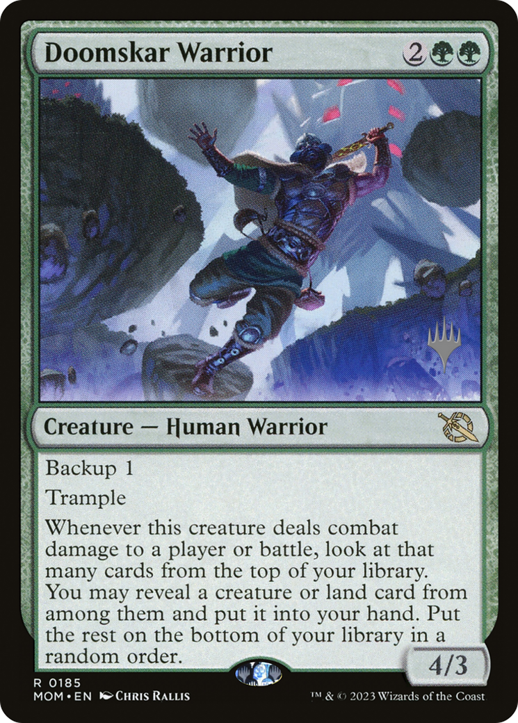 Doomskar Warrior (Promo Pack) [March of the Machine Promos] | Sanctuary Gaming
