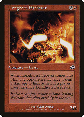 Longhorn Firebeast [Torment] | Sanctuary Gaming