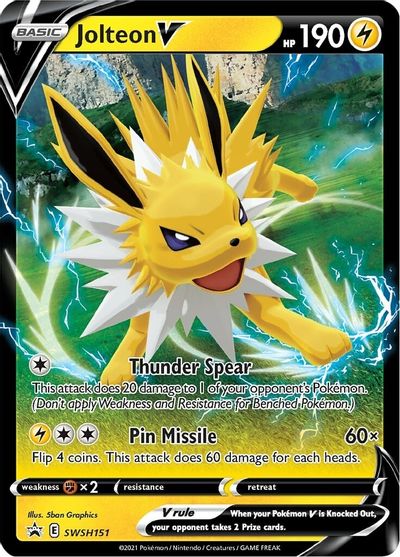 Jolteon V (SWSH151) [Sword & Shield: Black Star Promos] | Sanctuary Gaming