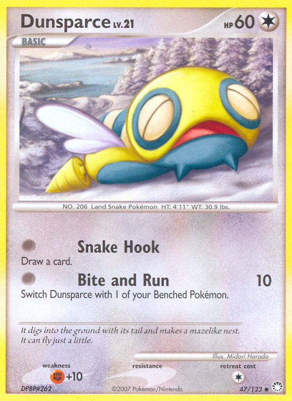 Dunsparce (47/123) [Diamond & Pearl: Mysterious Treasures] | Sanctuary Gaming