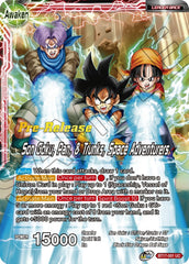 Son Goku // Son Goku, Pan, and Trunks, Space Adventurers (BT17-001) [Ultimate Squad Prerelease Promos] | Sanctuary Gaming