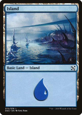 Island (73) [Duel Decks: Elves vs. Inventors] | Sanctuary Gaming