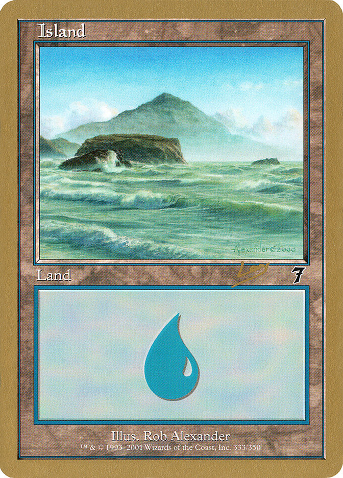 Island (333) (Raphael Levy) [World Championship Decks 2002] | Sanctuary Gaming