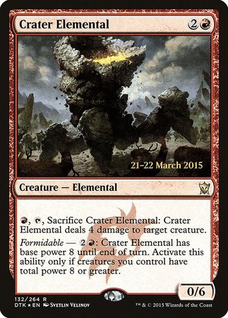 Crater Elemental [Dragons of Tarkir Promos] | Sanctuary Gaming