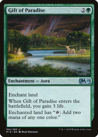 Gift of Paradise [Core Set 2019] | Sanctuary Gaming