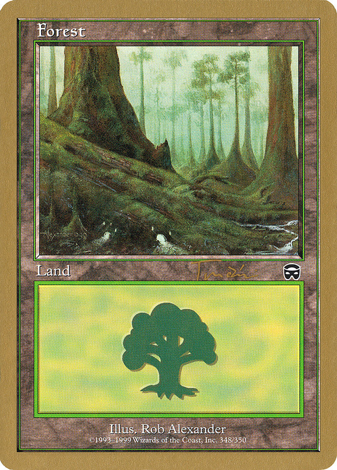 Forest (jt348) (Jan Tomcani) [World Championship Decks 2001] | Sanctuary Gaming
