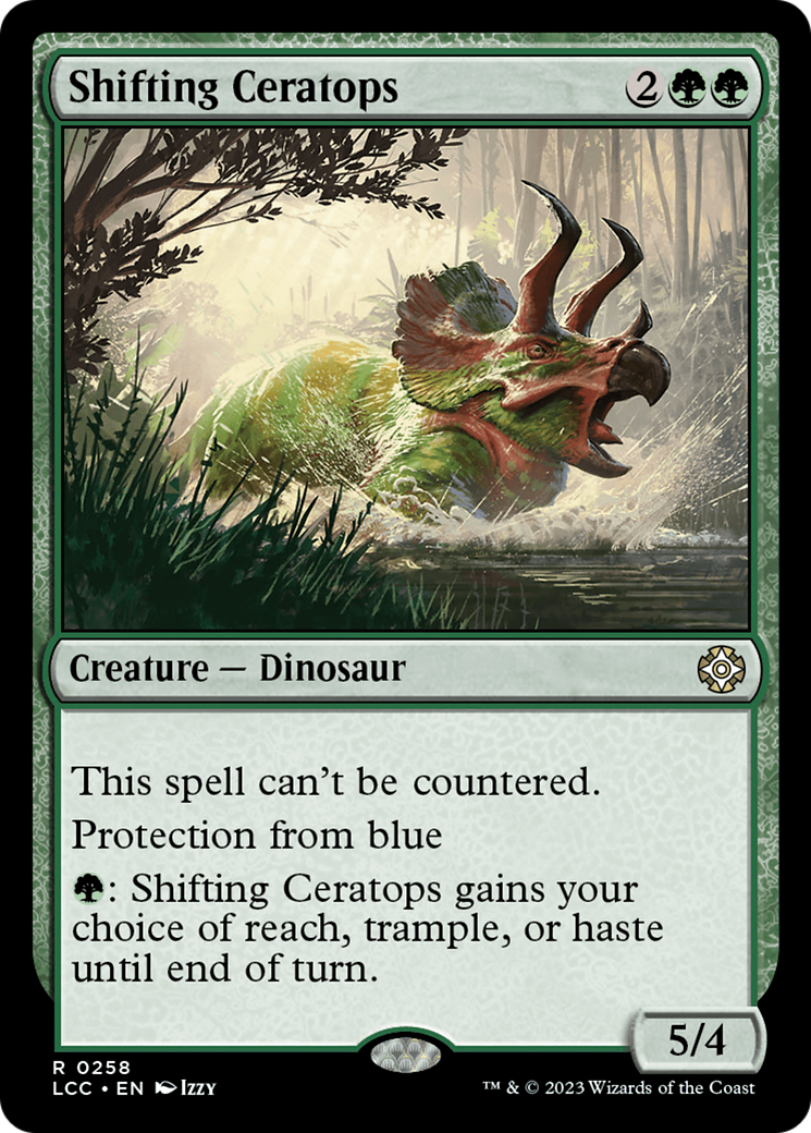 Shifting Ceratops [The Lost Caverns of Ixalan Commander] | Sanctuary Gaming