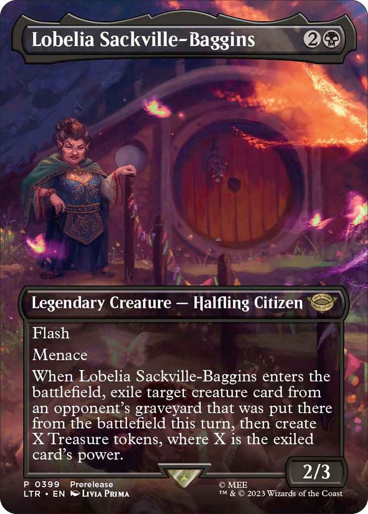 Lobelia Sackville-Baggins (Borderless Alternate Art) [The Lord of the Rings: Tales of Middle-Earth] | Sanctuary Gaming