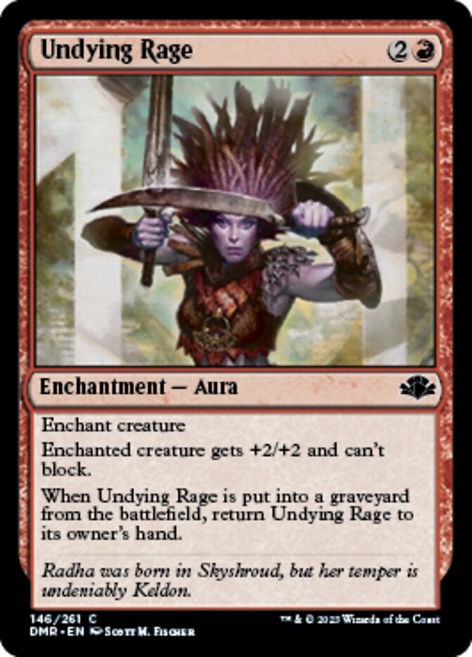 Undying Rage [Dominaria Remastered] | Sanctuary Gaming