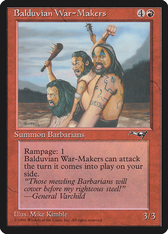 Balduvian War-Makers (Treeline Background) [Alliances] | Sanctuary Gaming