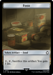 Warrior // Food (0012) Double-Sided Token [Fallout Tokens] | Sanctuary Gaming