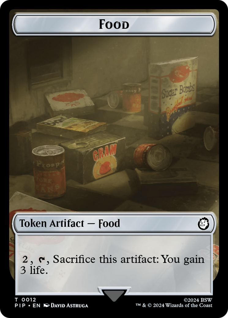 Food (0012) // Copy Double-Sided Token [Fallout Tokens] | Sanctuary Gaming