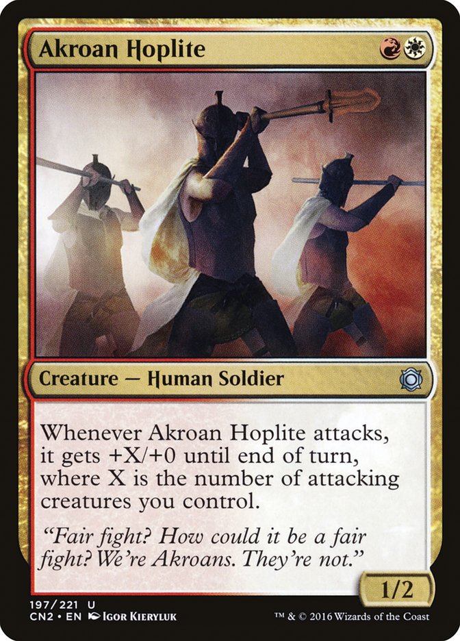 Akroan Hoplite [Conspiracy: Take the Crown] | Sanctuary Gaming