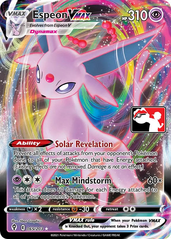 Espeon VMAX (065/203) [Prize Pack Series One] | Sanctuary Gaming