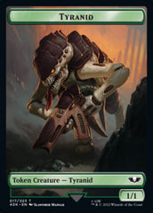Tyranid (017) // Tyranid Gargoyle Double-sided Token (Surge Foil) [Universes Beyond: Warhammer 40,000 Tokens] | Sanctuary Gaming