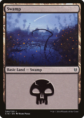 Swamp (344) [Commander 2016] | Sanctuary Gaming