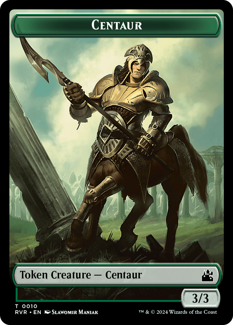 Centaur Token [Ravnica Remastered Tokens] | Sanctuary Gaming
