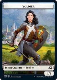 Soldier // Squirrel Double-sided Token [Double Masters Tokens] | Sanctuary Gaming
