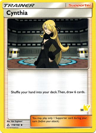 Cynthia (119/156) (Pikachu Stamp #50) [Battle Academy 2020] | Sanctuary Gaming